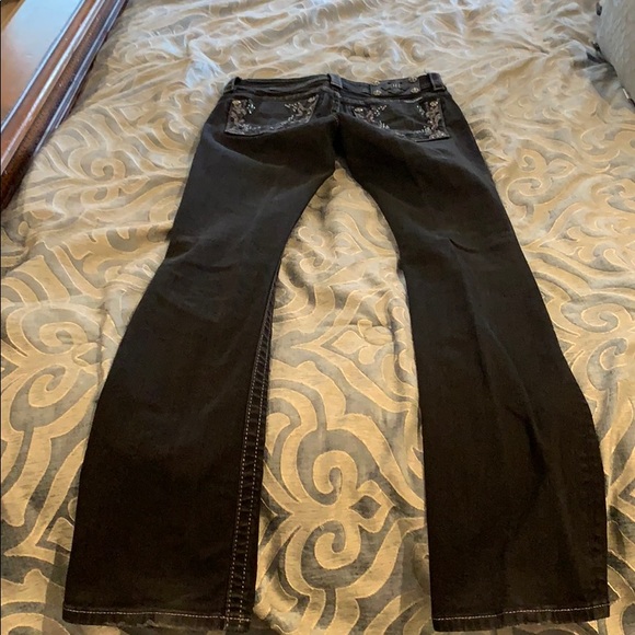 Black MissMe Boot Cut Jeans Size 26 - Picture 2 of 3